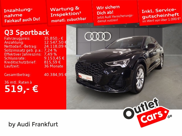 Audi Q3 35 TFSI S-Line S-Tronic Sportback