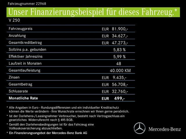 Mercedes-Benz Marco Polo Marco Polo 250 d alpingrau Leder 360° Standheizu
