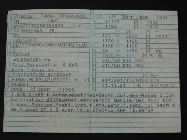 Volkswagen Passat Business Variant