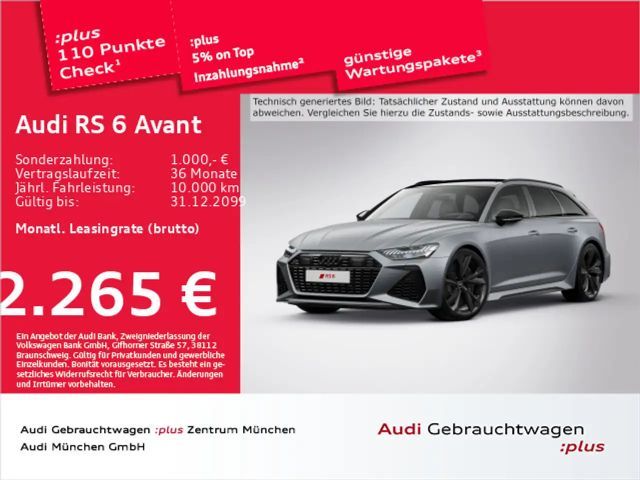 Audi RS6 perf. tiptr. 305km/h/Keramik/Pano/Std