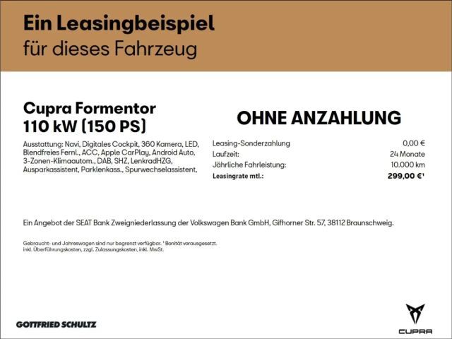 Cupra Formentor 1.5 TSI DSG