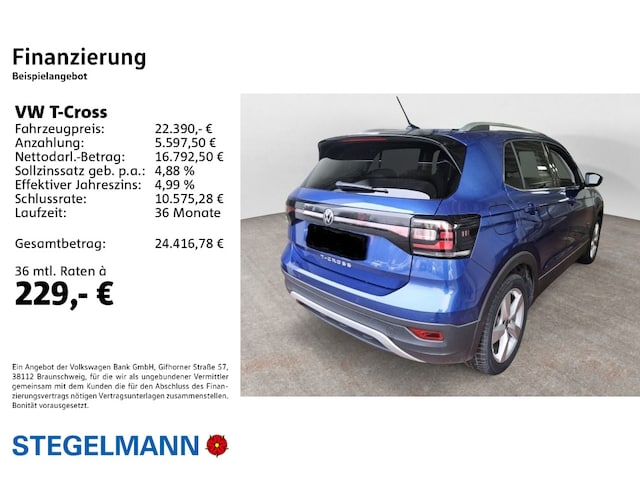 Volkswagen T-Cross 1.5 TSI DSG Style