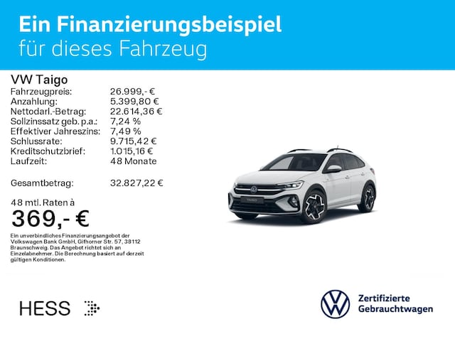 Volkswagen Taigo 1.5 TSI DSG IQ.Drive R-Line