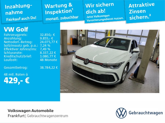 Volkswagen Golf 2.0 TSI DSG GTI Golf VIII