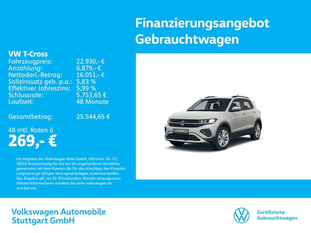 Volkswagen T-Cross 1.0 TSI DSG Life