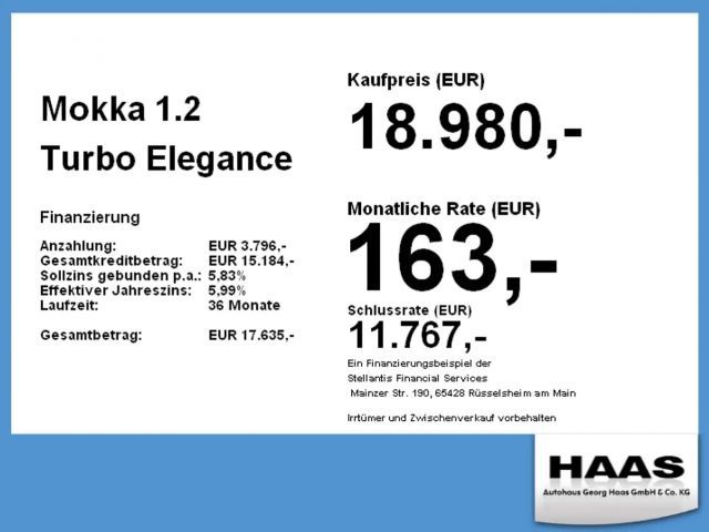 Opel Mokka 1.2 Turbo Turbo