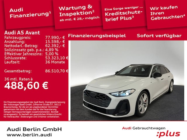 Audi A5 Avant Hybride Quattro S-Tronic