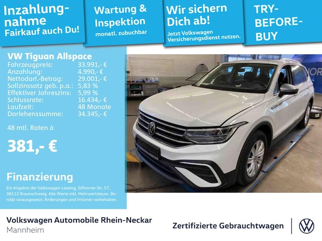 Volkswagen Tiguan 2.0 TDI Allspace DSG Life