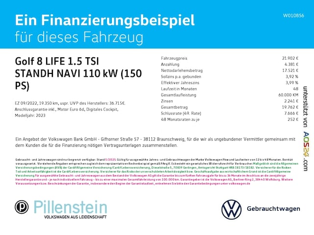 Volkswagen Golf 1.5 TSI Life