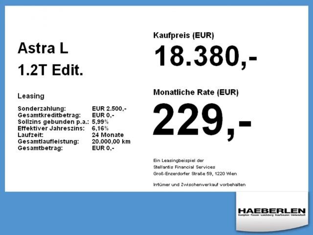 Opel Astra 1.2 Turbo