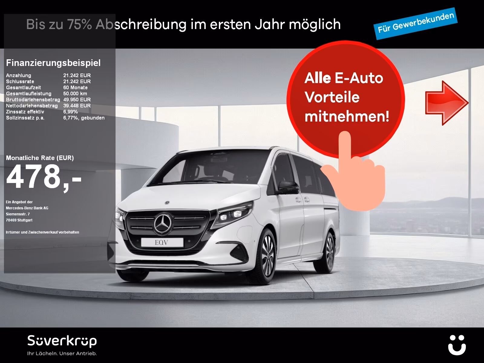 Mercedes-Benz EQV 300 AVANTGARDE Limousine Lang