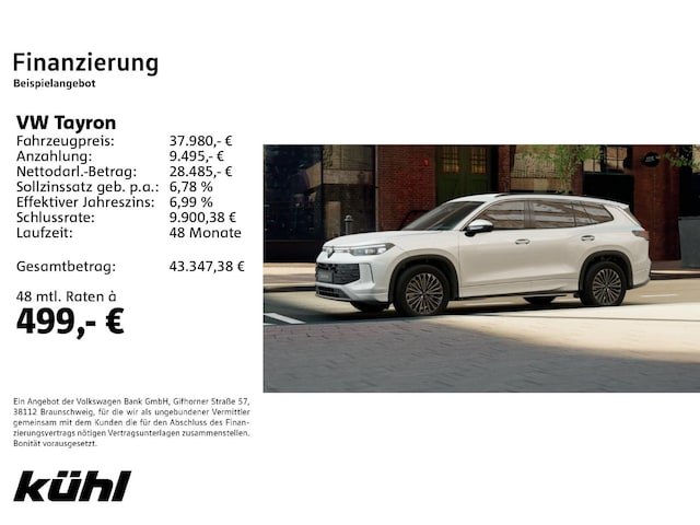 Volkswagen Tayron 1.5 eTSI DSG IQ.Drive Life