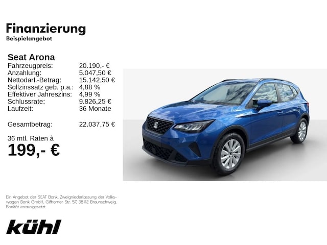Seat Arona 1.0 TSI DSG Style