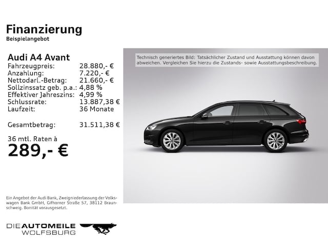Audi A4 35 TFSI Avant S-Tronic