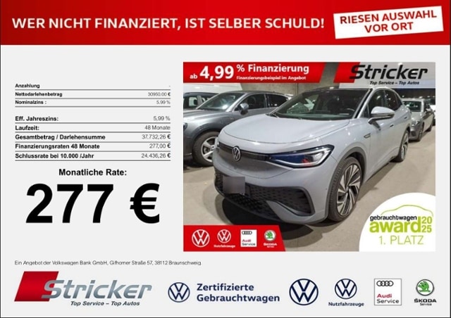 Volkswagen ID.5 150 kW 77 KWh IQ.Drive Pro
