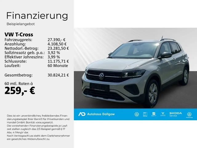 Volkswagen T-Cross 1.0 TSI DSG