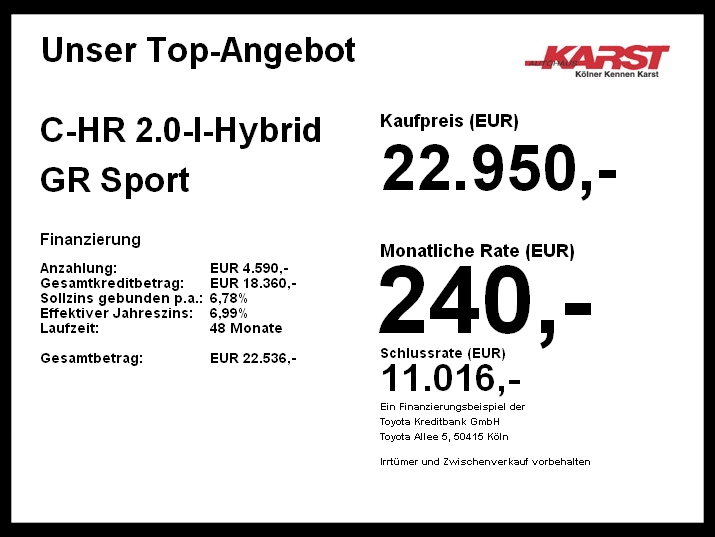 Toyota C-HR 5-deurs GR
