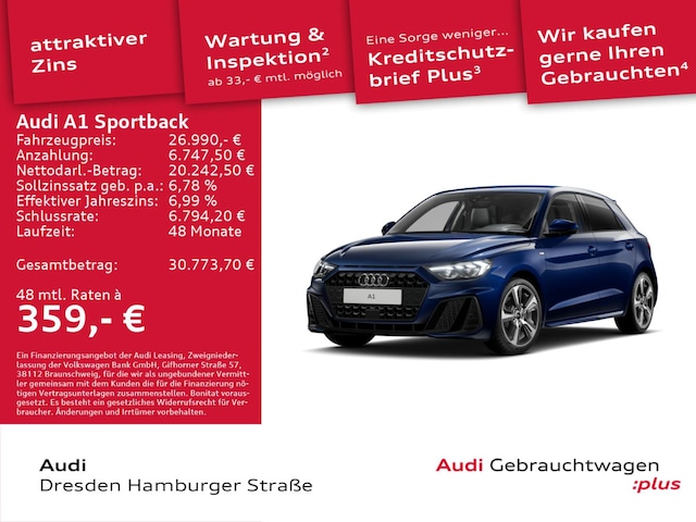 Audi A1 25 TFSI S-Line S-Tronic Sportback