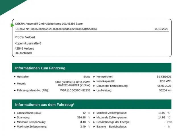 BMW 530 530e Touring