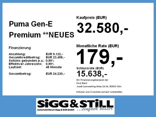 Ford Puma Gen-E Premium