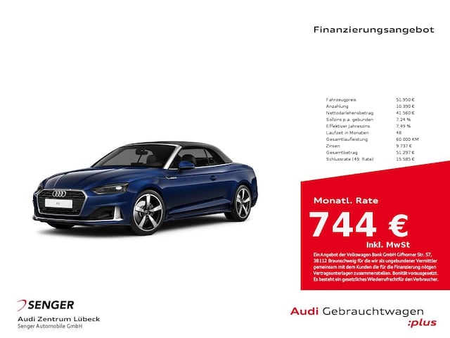 Audi A5 35 TFSI Cabriolet S-Tronic