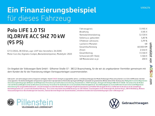 Volkswagen Polo 1.0 TSI IQ.Drive Life