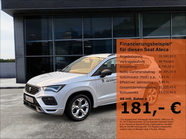 Seat Ateca 2.0 TDI DSG FR-lijn