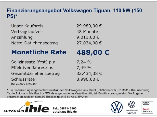 Volkswagen Tiguan 4Motion DSG Life