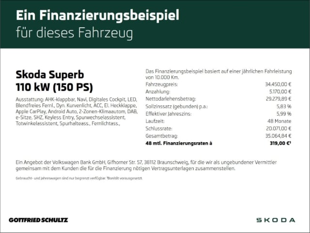 Skoda Superb 1.5 TSI Combi Style Style