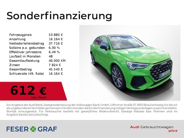 Audi RS Q3 Quattro S-Tronic Sportback