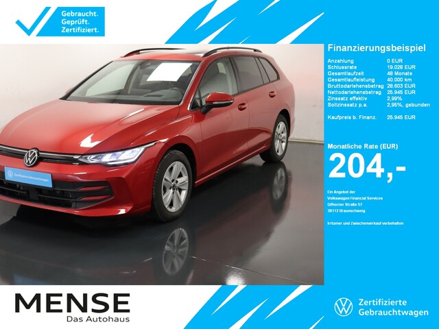 Volkswagen Golf 1.5 TSI Golf VIII Variant