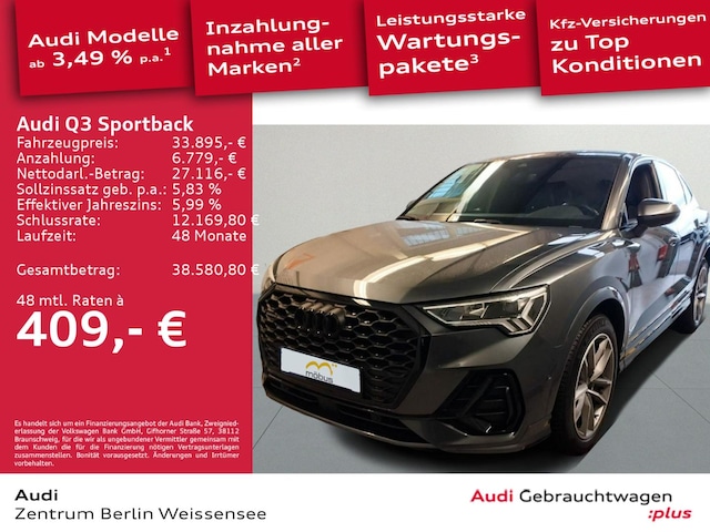 Audi Q3 40 TFSI Quattro S-Tronic Sportback