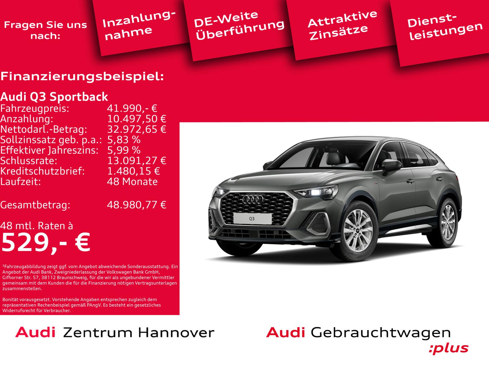 Audi Q3 35 TDI S-Line Sportback