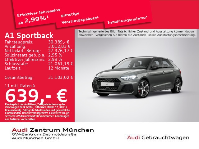 Audi A1 40 TFSI S-Line S-Tronic Sportback