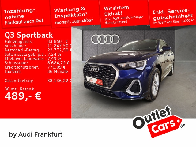 Audi Q3 35 TDI S-Line S-Tronic Sportback