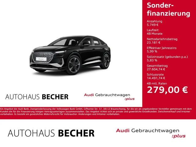 Audi Q4 e-tron 35 S-Line Sportback