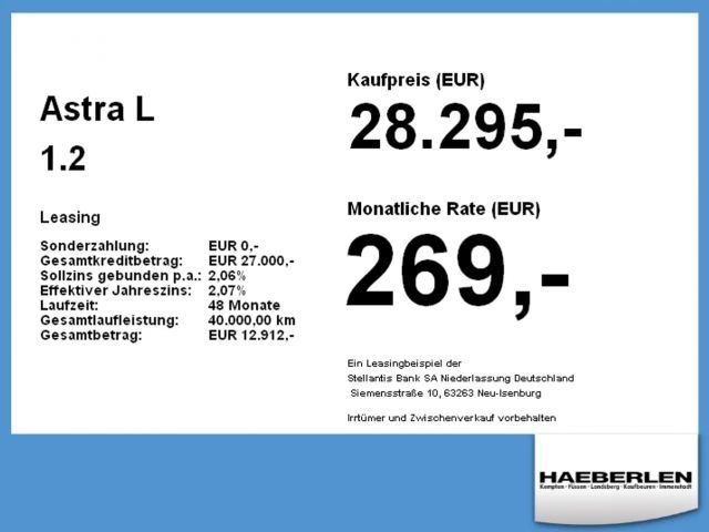Opel Astra GS-Line Grand Sport