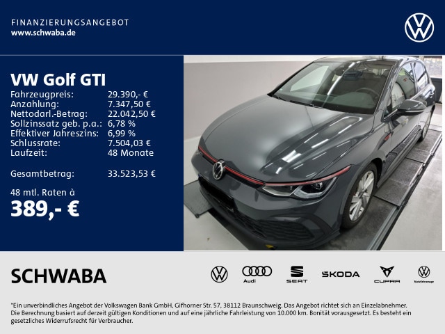 Volkswagen Golf 2.0 TSI DSG GTI Golf VIII