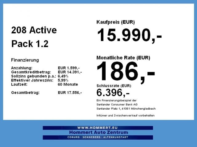 Peugeot 208 Active Pack