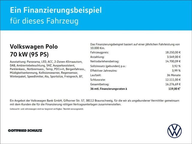 Volkswagen Polo 1.0 TSI DSG Highline