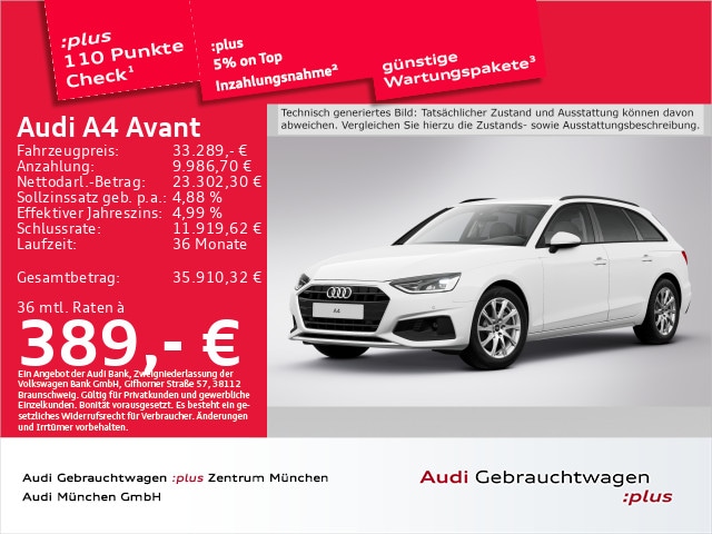Audi A4 40 TFSI Avant S-Tronic