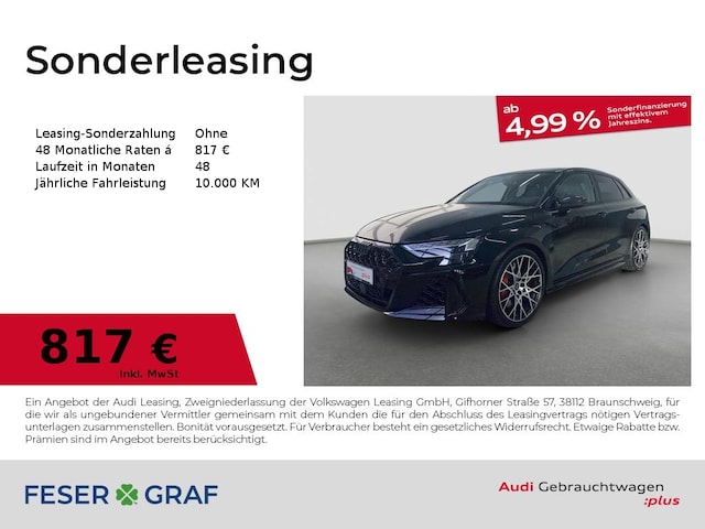 Audi RS3 Quattro S-Tronic Sportback