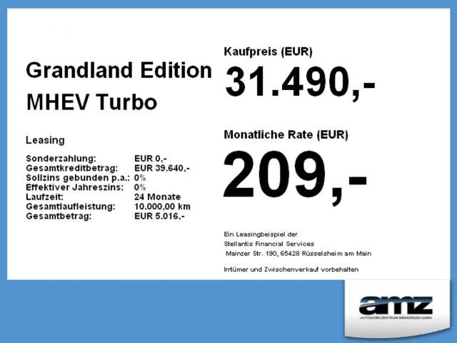 Opel Grandland X Edition