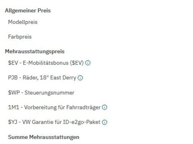 Volkswagen ID.3 Life Performance Pro