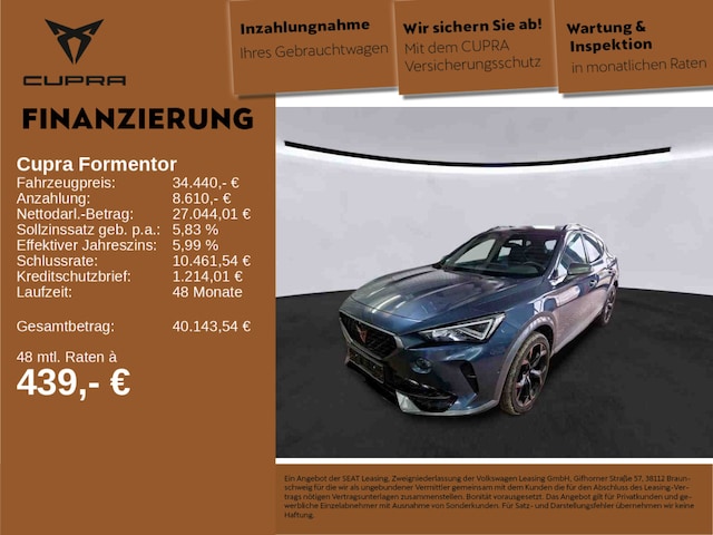 Cupra Formentor 2.0 TSI DSG VZ