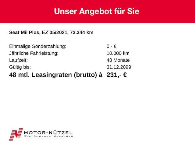 Seat Mii electric Plus