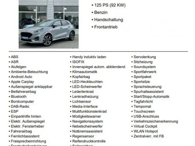 Ford Puma EcoBoost ST Line