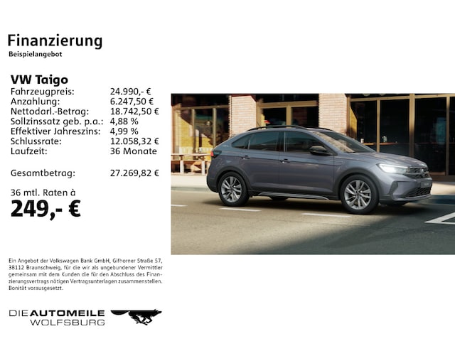 Volkswagen Taigo 1.0 TSI DSG