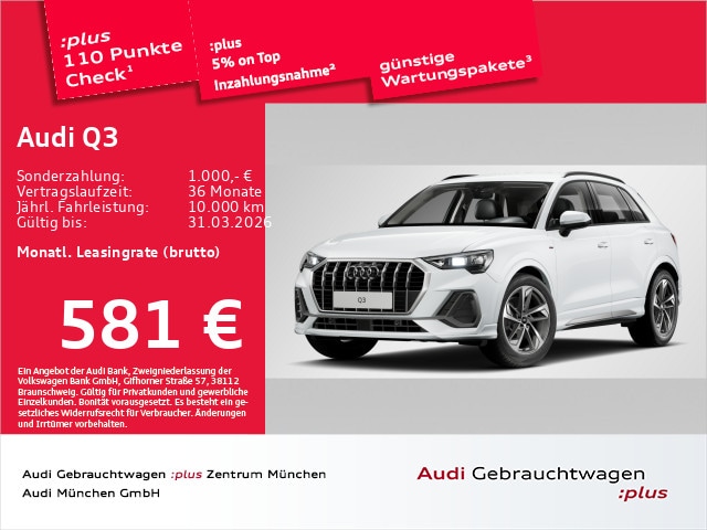 Audi Q3 40 TDI Quattro S-Line S-Tronic