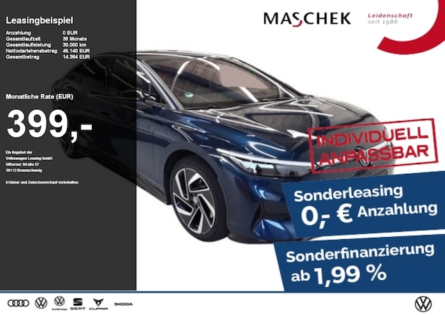 Volkswagen ID.7 Sonderleasing! AHK Memory IQLight